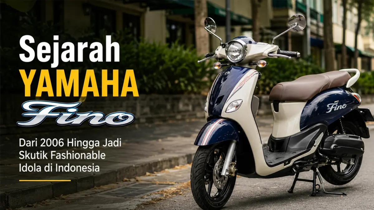 sejarah motor matik Yamaha Fino