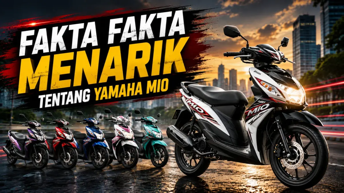 Ilustrasi: Sebagai salah satu pelopor matik di Indonesia, Yamaha Mio memiliki beberapa fakta menarik, yang mungkin banyak orang tidak tahu. (ai/Sulistiono)