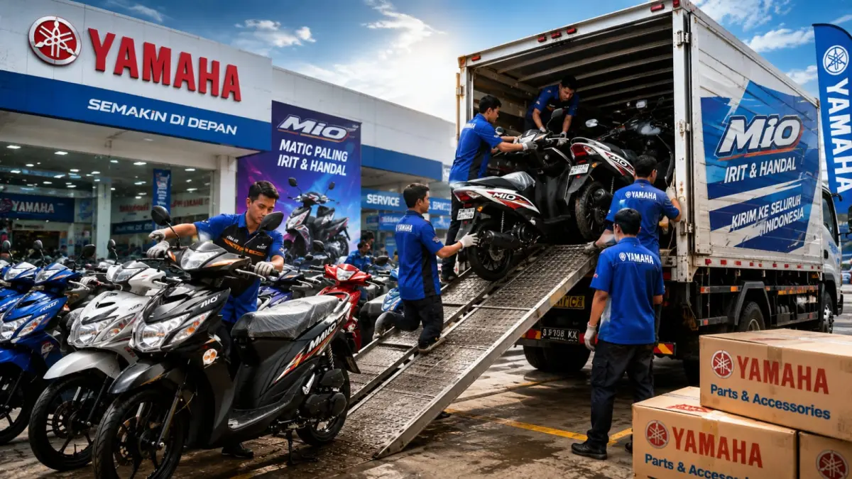 Ilustrasi: Yamaha Mio menjadi salah satu produk Yamaha Indonesia yang mencatat penjualan tertinggi. (ai/Sulistiono)
