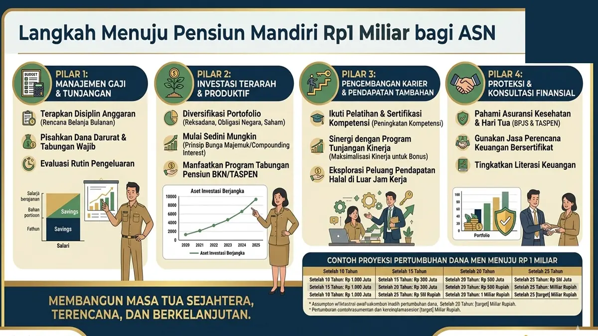 Mau Pensiun Kaya Raya? Tiru Langkah Nyata Kepala BKN Zudan Kantongi Pensiun Rp 1 Miliar 
