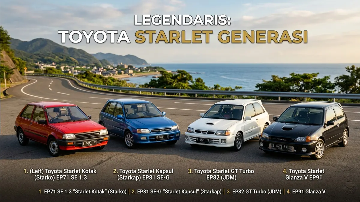 Dulu Cuma Mobil Gaul Mahasiswa, Toyota Starlet Tipe Ini Sekarang Jadi Harta Karun!
