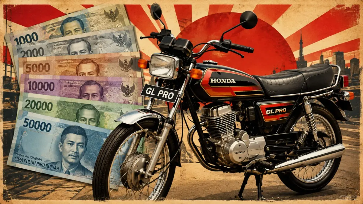 Ilustrasi: Honda GL Pro, dulu harga barunya sekitar 3 jutaan, kini setelah menjadi motor lawas harganya menjadi jauh lebih mahal. (ai/Sulistiono)