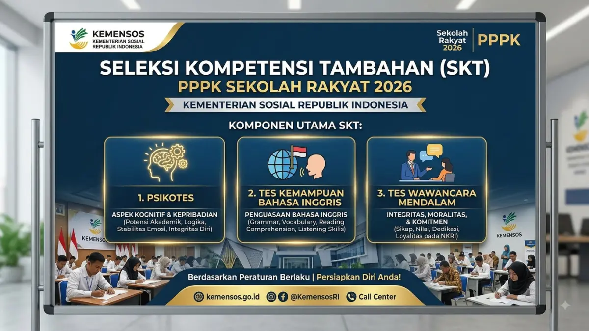Jangan Sampai Gugur! Simak Contoh Soal SKT Sekolah Rakyat 2026 Beserta Jawaban Terbaiknya
