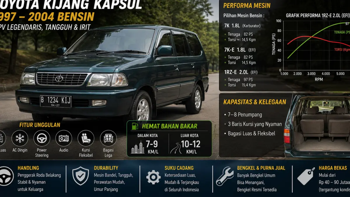 Kijang Kapsul bensin masih punya daya tarik di pasar mobil bekas