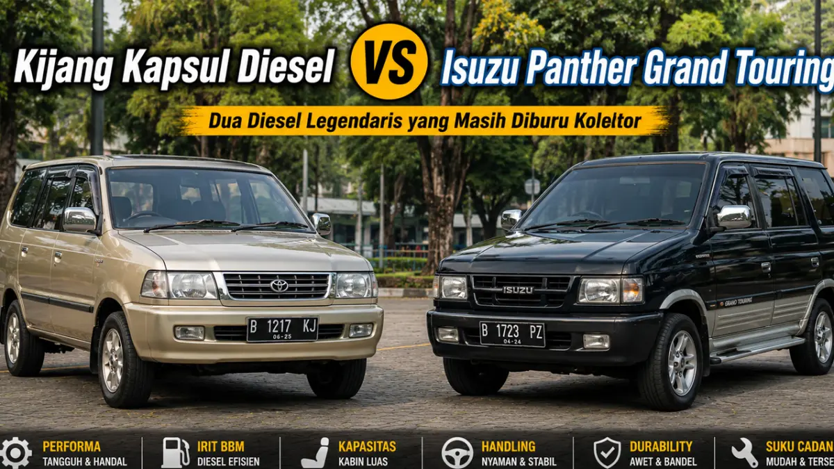 Kijang Kapsul Diesel vs Isuzu Panther Grand Touring, Dua MPV Diesel Lawas yang Masih Diburu