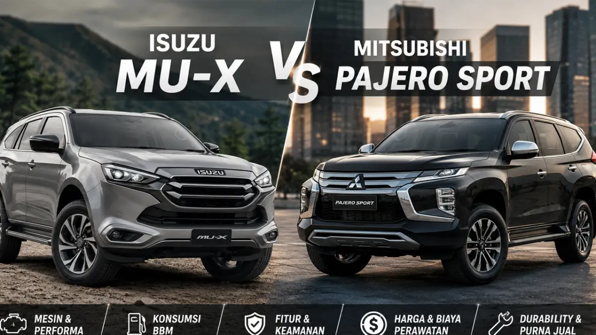 perbandingan konsumsi BBM MU-X dan Pajero Sport