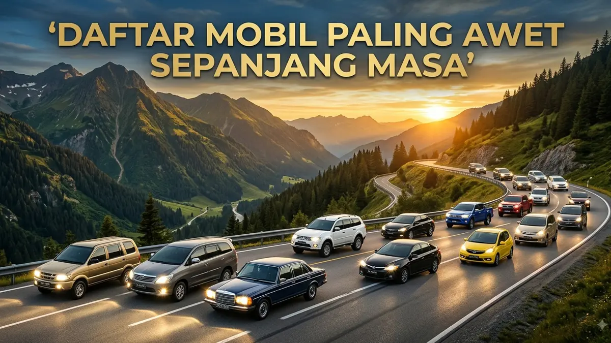 15 Mobil dengan Mesin Paling Awet Sepanjang Masa di Indonesia, Minim Perawatan!

