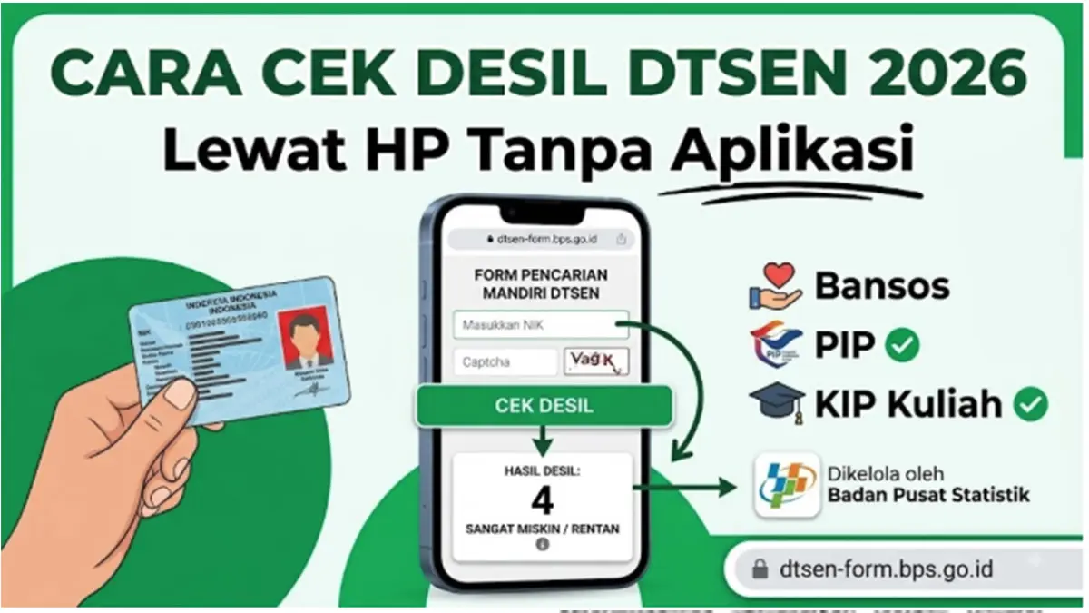Cek Desil dtsen-form.bps.go.id 2026: Siswa Desil Rendah Belum Tentu Dapat PIP? Ini Faktanya! 
