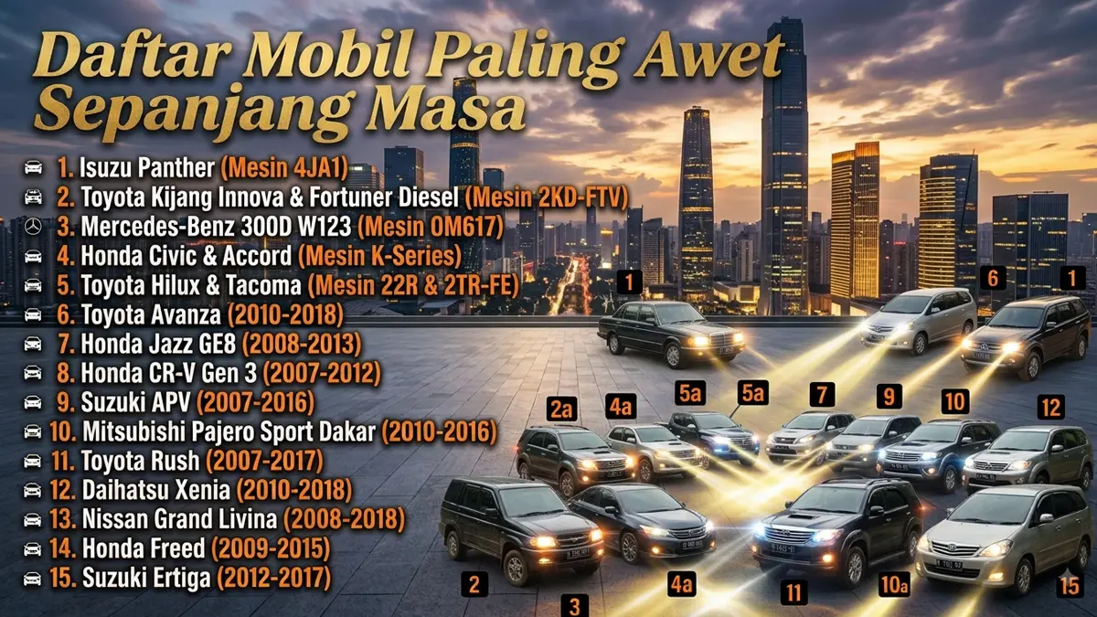 Cocok untuk Armada Kerja dan Keluarga, Ini Daftar Mobil Bekas yang Terkenal Over-Engineered