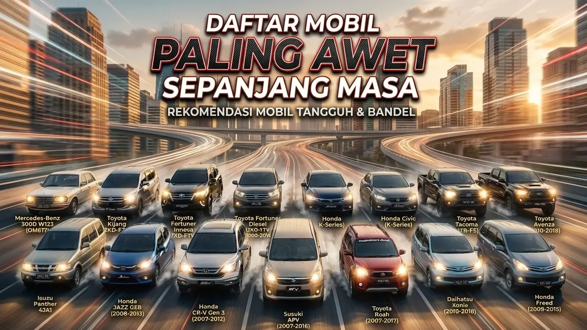 Jangan Kaget! Ini Daftar Mobil Paling Awet Sepanjang Masa, Ada yang Bisa Tempuh Juta Kilometer Tanpa Turun Mesin
