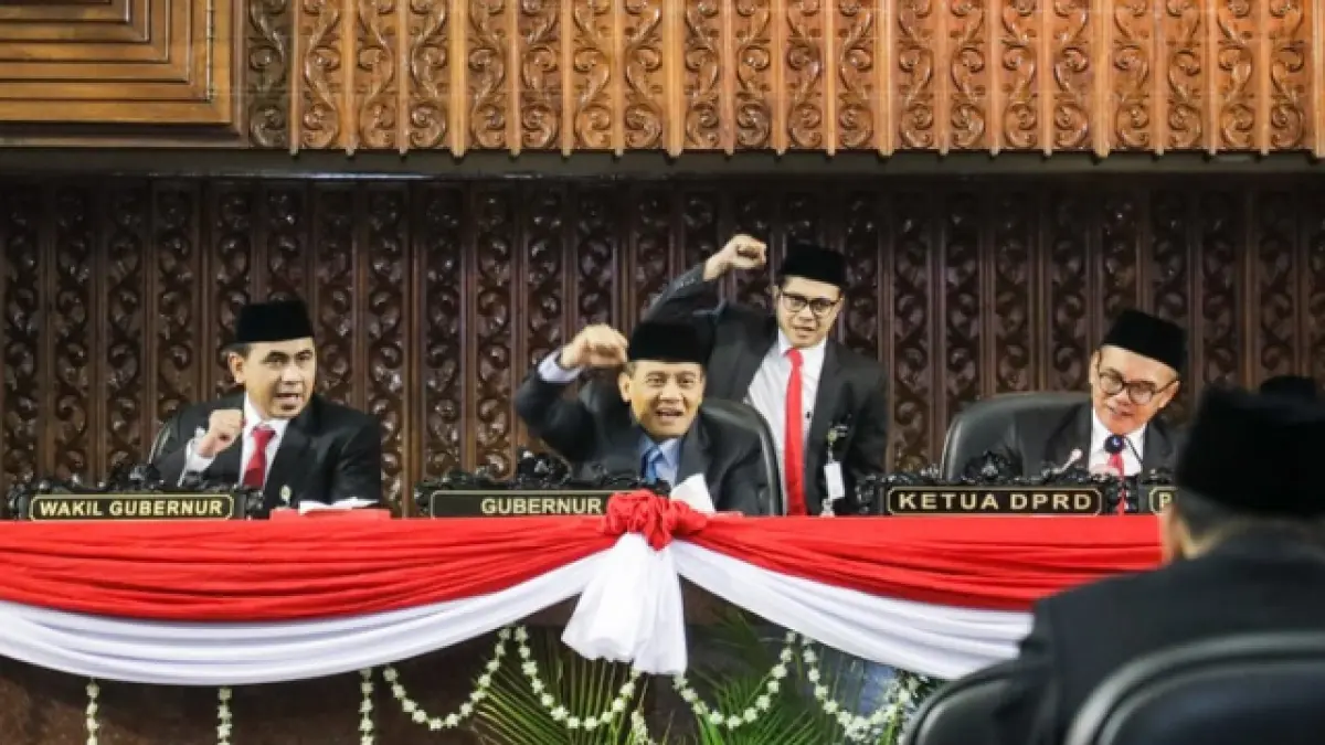 Rapat Paripurna DPRD Provinsi Jawa Tengah dengan agenda mendengarkan Pidato Kenegaraan Presiden RI Prabowo Subianto dalam rangka HUT ke-81 Kemerdekaan RI