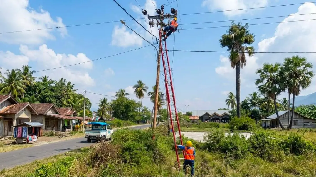 KAWAL KEANDALAN LISTRIK : Dirut PLN Darmawan mengawal langsung kelistrikan nasional menjelang HUT ke-81 Kemerdekaan RI dari Posko NTT. (DOK. PLN UIT JBT)