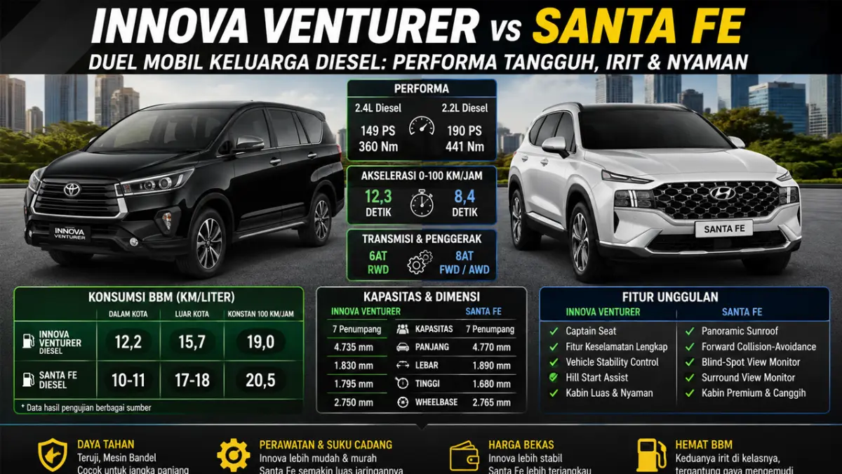 Innova Venturer vs Hyundai Santa Fe