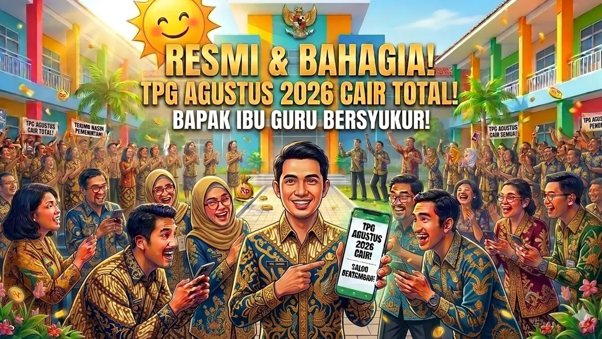 SKTP Agustus 2026 Sudah Terbit: Ini 5 Tahapan Jadwal Pencairan TPG Agustus 2026 Guru