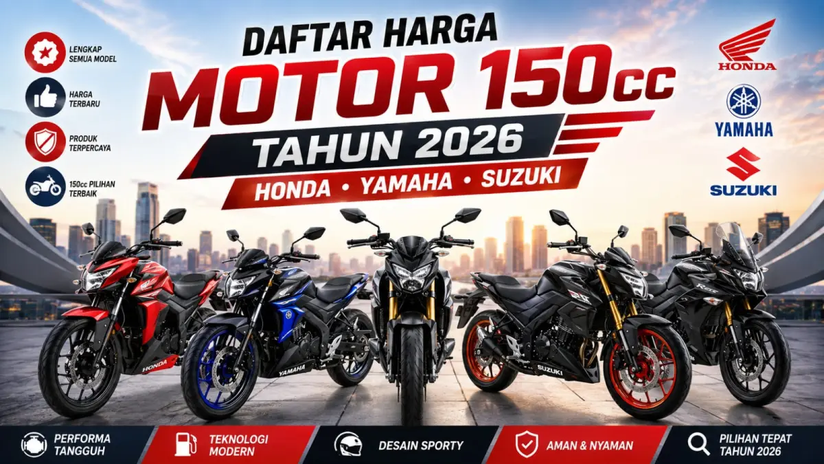 Ilustrasi: Persaingan motor kelas 150 cc di Indonesia tak kalah seru termasuk persaingan harga yang kompetitif. (ai/Sulistiono)