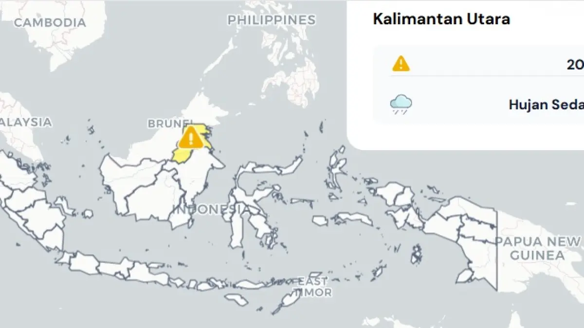 Prakiraan Cuaca BMKG Hari Ini Jumat 21 Agustus 2026