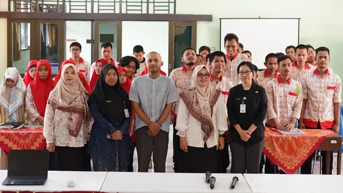 Tim Pengabdian Masyarakat Universitas Muria Kudus (UMK) menggelar kegiatan Pendampingan Pengembangan Broadcast Braille Book di Aula Lt. 2 PPS Pendowo Kudus.