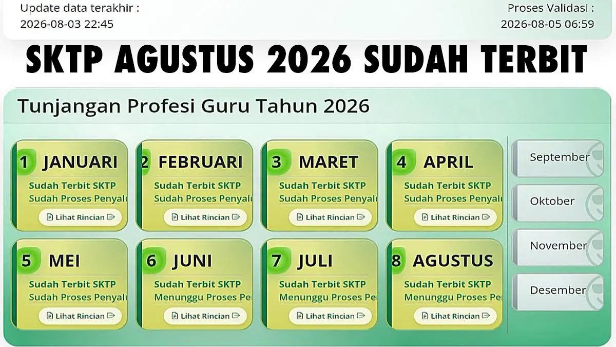 Awas Badai Belum Valid! Segera Selamatkan TPG Agustus 2026 Guru Lewat Trik Rahasia Info GTK Ini
