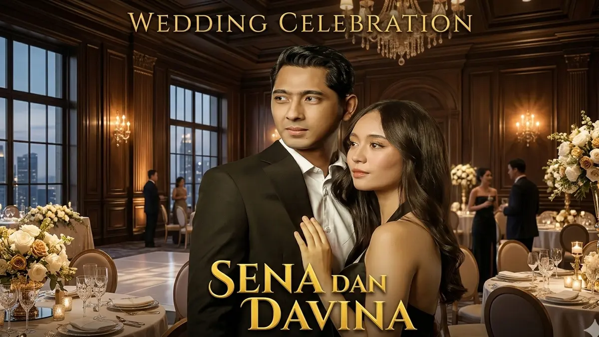 Gempar Satu Indonesia! Pernikahan Live Sena dan Davina 