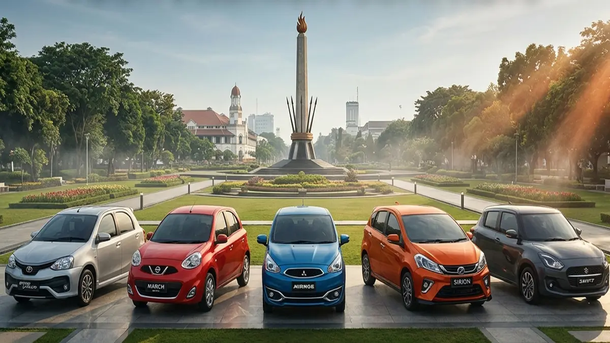 Bukan Brio atau Agya! 5 Hatchback Mobil Bekas Murah Rp60 Jutaan Ini Jauh Lebih Nyaman dan Pas buat Karyawan