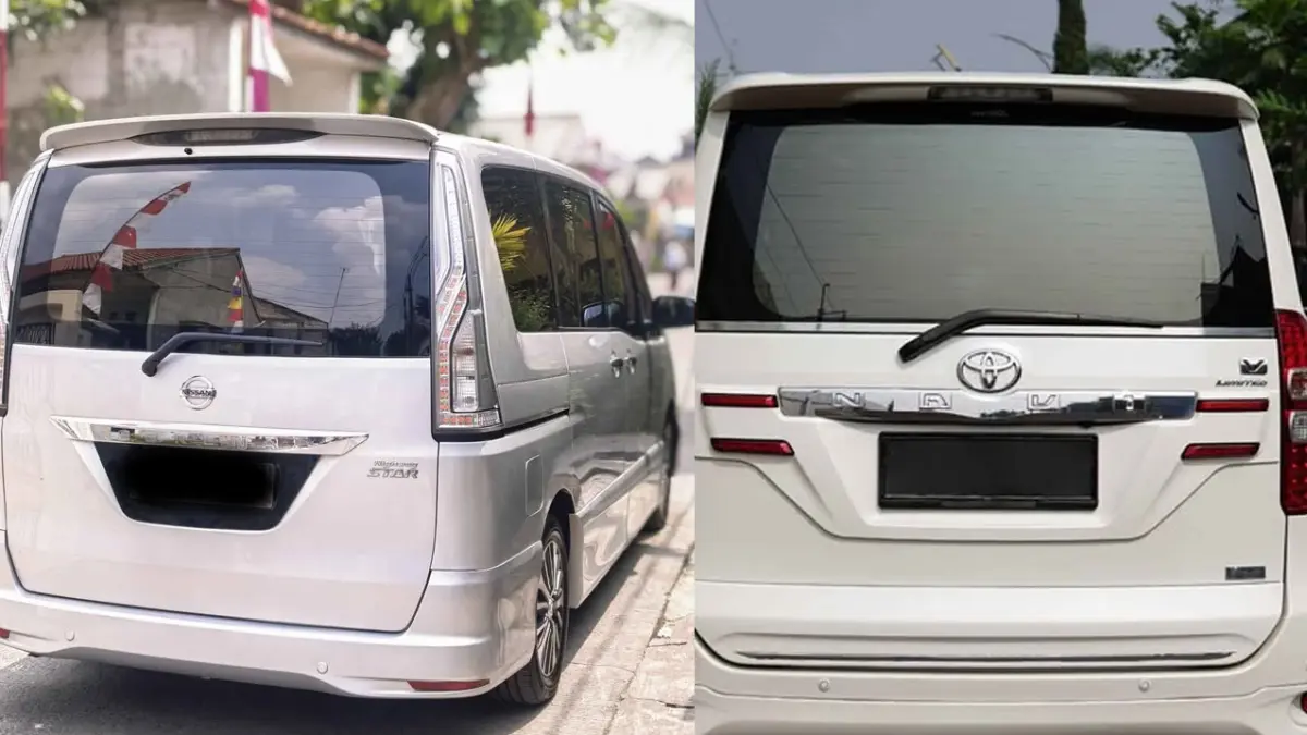 Nissan Serena C26 2017 vs Toyota NAV1 2017