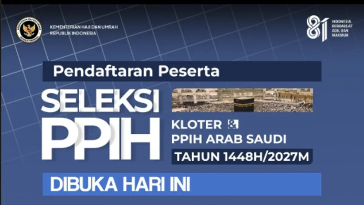 Jangan Sampai Terlewat! Pendaftaran Seleksi PPIH 1448 H Dimulai 25 Agustus 2026, Simak Jadwal Lengkap dan Bocoran Ujian CAT!
