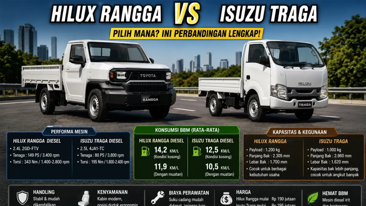 Hilux Rangga vs Isuzu Traga