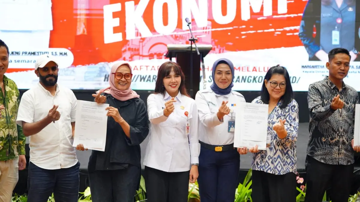 Pemkot Semarang melalui Dinas UMKM dan Usaha Mikro membuka jalan UMKM Semarang temui Pasar lewat Pitching Day Waras Ekonomi di Hotel Gumaya Semarang, Rabu (26/8/2026).