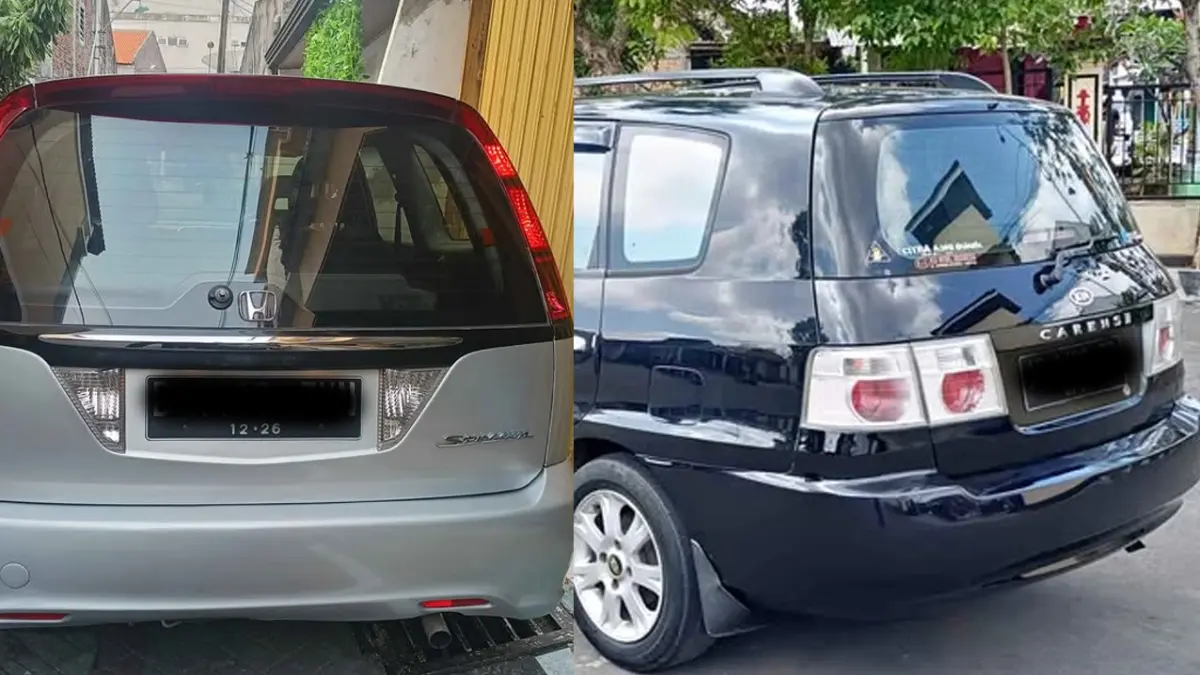 Honda Stream 2007 vs Kia Carens 2007