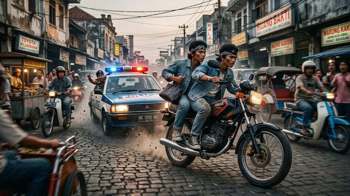 Ilustrasi: Bukan Indonesia, kalau setiap produk mendapat julukan, seperti halnya Yamaha RX King yang dijuluki motor "jambret". (ai/Sulistiono)