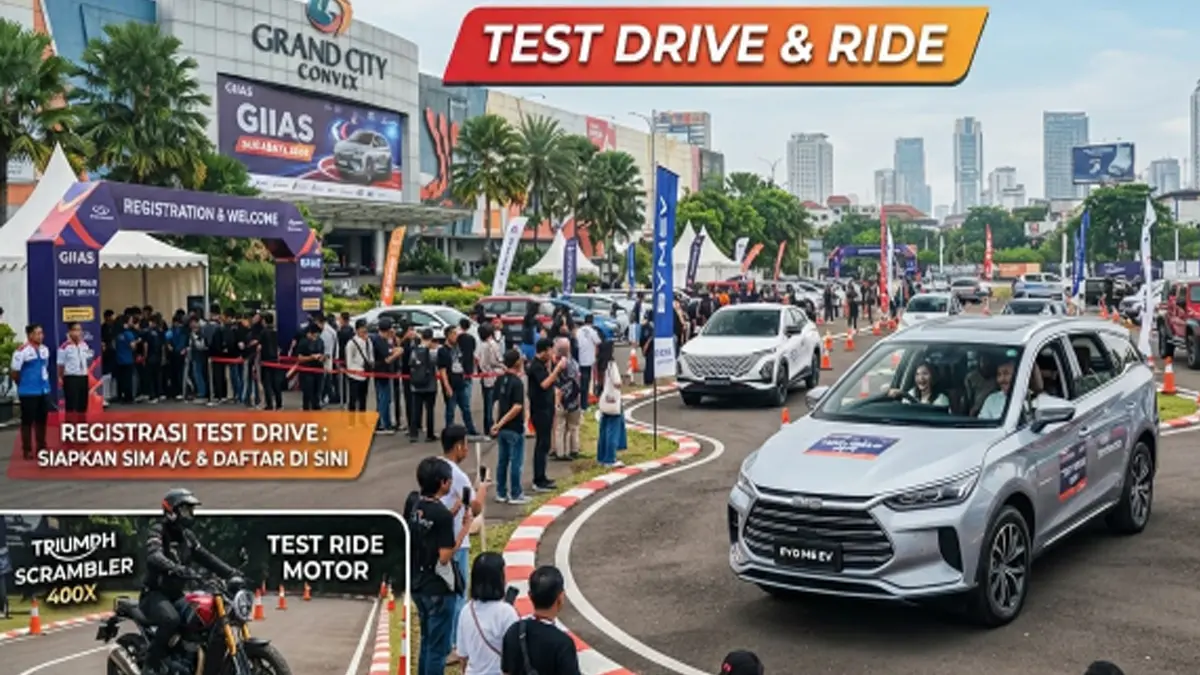 Antrean Mengular! Cara Beli Tiket GIIAS Surabaya 2026 Biar Lebih Murah, Panduan Rute Bebas Macet ke Grand City