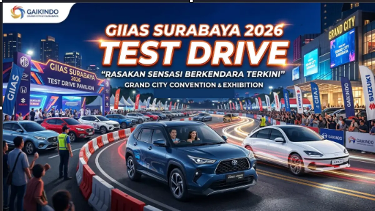 Banjir Mobil Listrik! Ini Daftar Unit Test Drive GIIAS Surabaya 2026, Harga Tiket, dan Rute Termudah Ke Sini!
