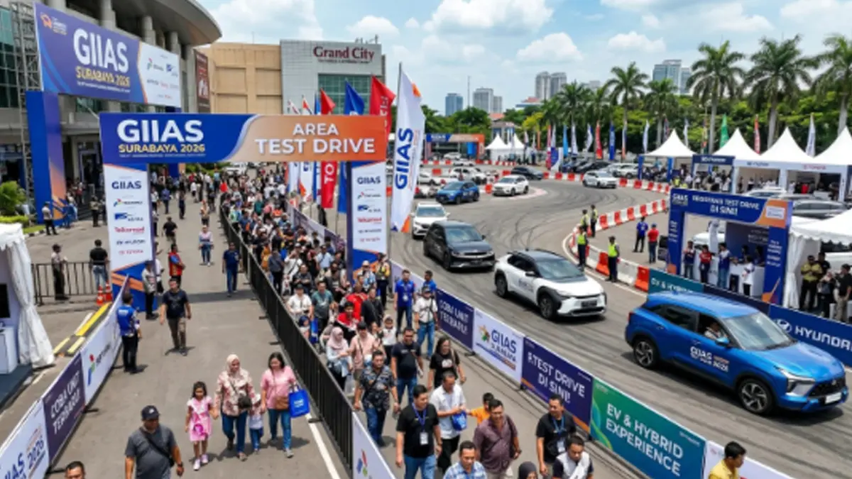 Cari Tempat Test Drive GIIAS Surabaya 2026? Ini Harga Tiket Resmi dan Cara Menuju Lokasi
