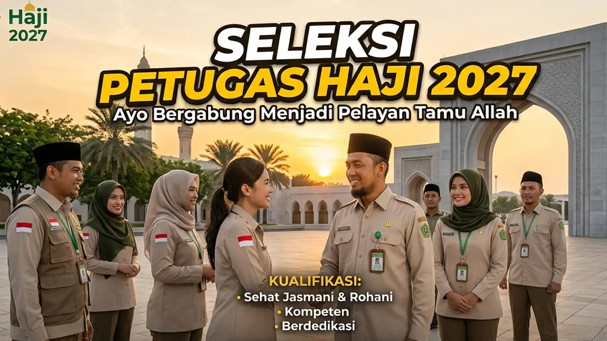 Kesempatan Emas! Daftar Petugas Haji 2027 Resmi Dibuka Hari Ini: Cara Lolos Seleksi, Tugas di Arab Saudi, dan Fasilitas yang Didapat!
