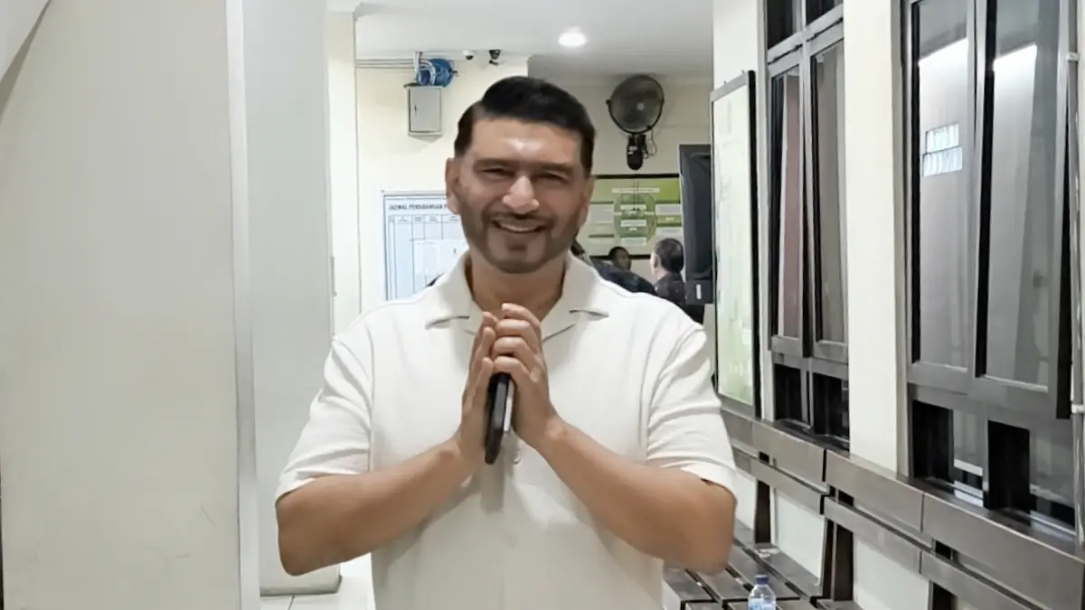 Muhammad Ashraff Abu usai jadi saksi perkara dugaan korupsi istrinya, Fadia Arafiq di Pengadilan Tipikor Semarang, Jumat (28/8/2026)