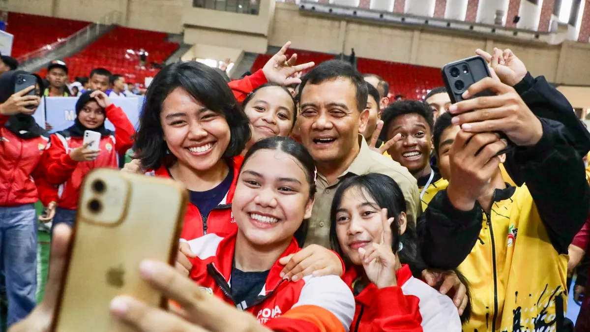 Gubernur Ahmad Luthfi membuka Popda Jateng 2026 di GOR Jatidiri, Kota Semarang, Selasa 1 September 2026.