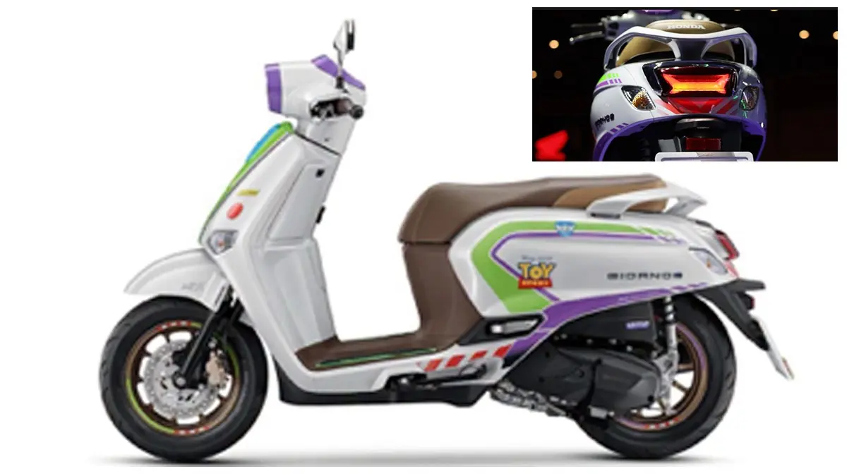 Langka Hanya 2.000 Unit, Intip Spesifikasi Motor Honda Giorno+ Edisi Buzz Lightyear yang Jadi Buruan Kolektor!
