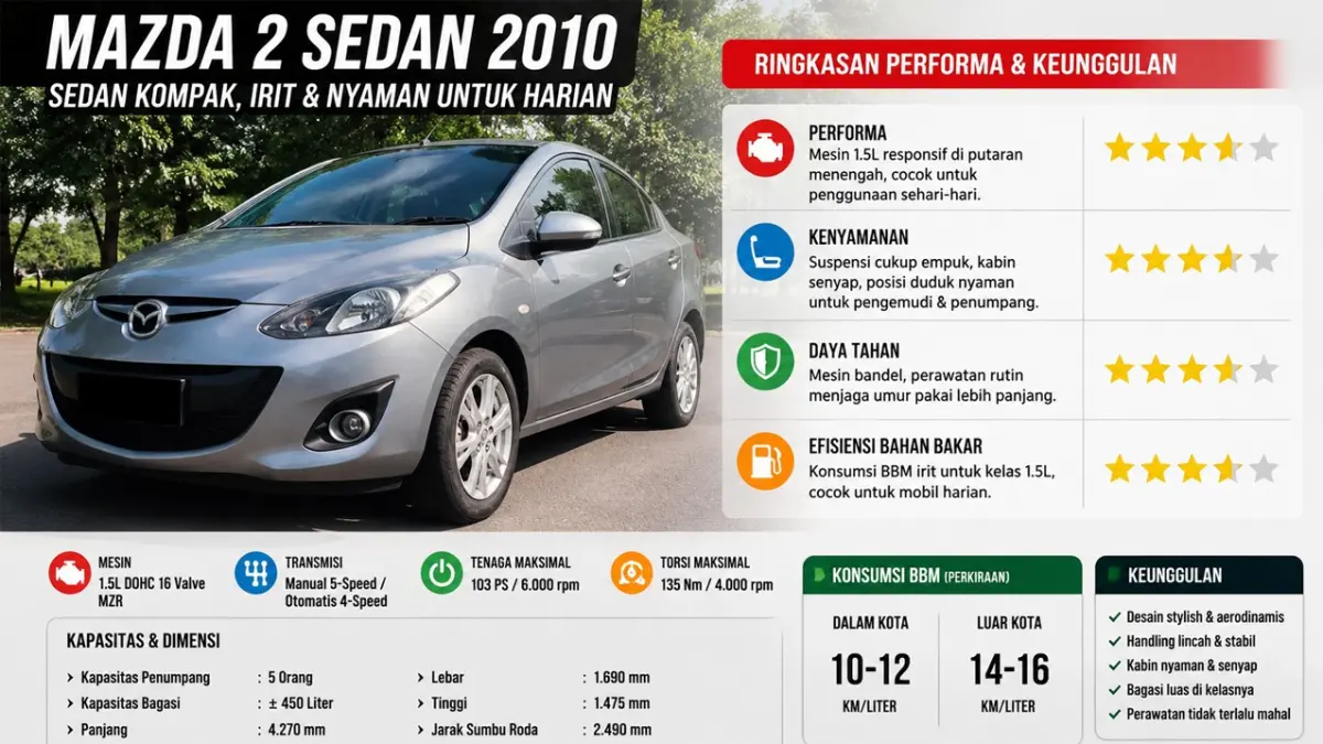 Mazda 2 Sedan 2010
