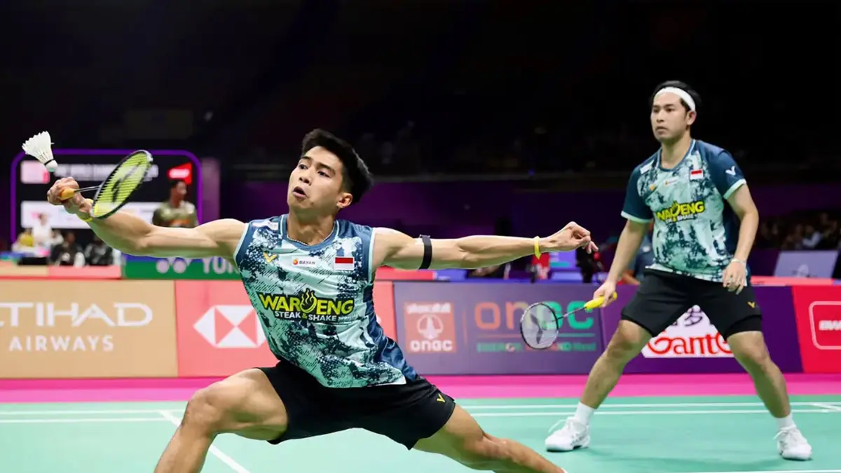 Sabar Karyaman Gutama/Moh Reza Pahlevi Isfahani melaju ke babak kedua (16 besar) China Masters 2026 setelah mengandaskan wakil Korea Selatan, Kang Min Hyuk/Ki Dong Ju 21-18, 21-16 di Shenzhen Arena, China.