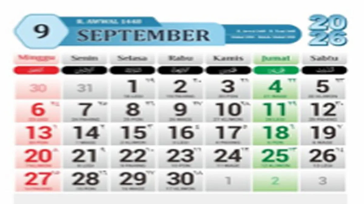4 September Hari Pelanggan Nasional Apakah Jadi Hari Libur Nasional di Kalender September 2026?
