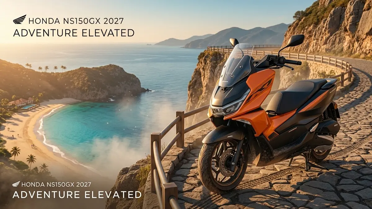 Motor Honda NS150GX 2027 Cocok Buat Turing Luar Pulau Punya Fitur Dashcam, Navigasi Maps, Teknologi OTA