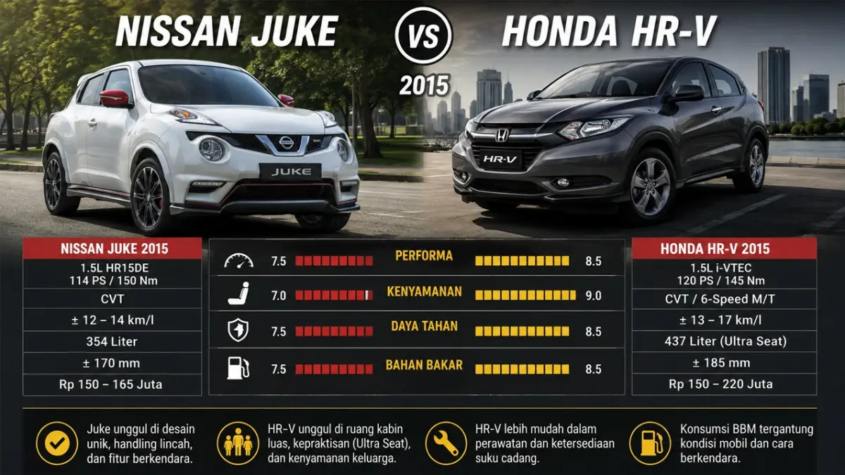 Nissan Juke vs Honda HR-V
