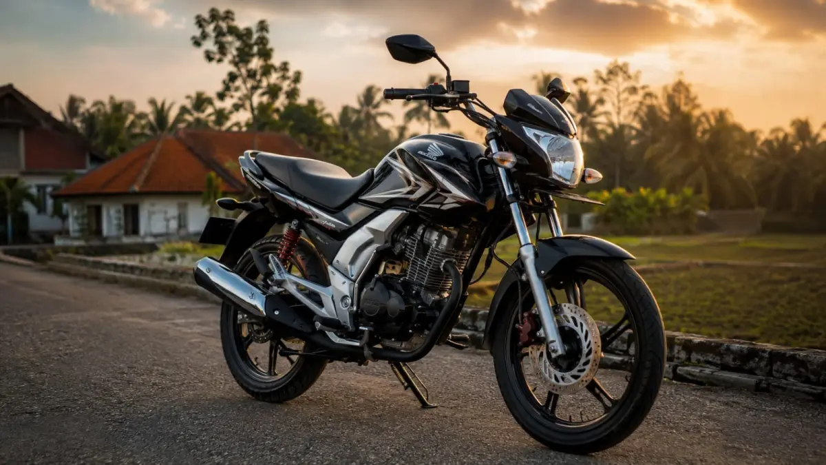 Honda New MegaPro Monoshock menjadi salah satu motor sport Honda yang hingga kini masih dikenang para biker. Meski produksinya telah dihentikan, karakter dan desainnya membuat MegaPro tetap memiliki tempat tersendiri di hati penggemarnya. (ai/Sulistiono)