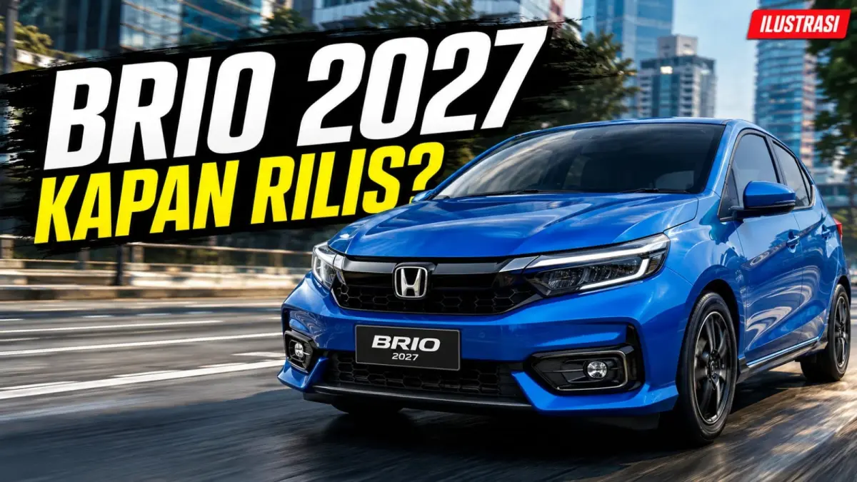 : Ilustrasi Honda Brio 2027. Honda belum mengumumkan tanggal resmi peluncuran Brio generasi baru di Indonesia. (ai/Sulistiono)
