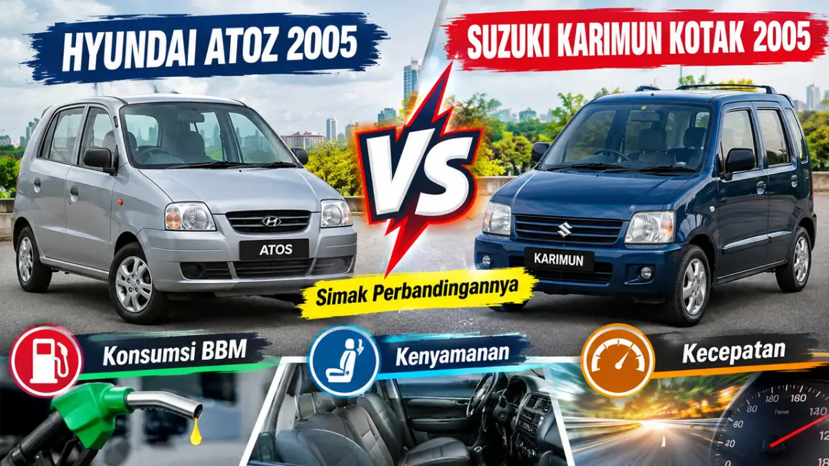 Hyundai Atoz 2005 vs Suzuki Karimun Kotak 2005