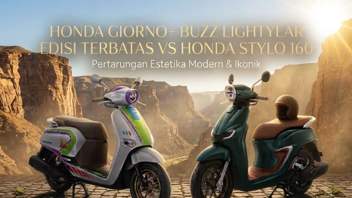 Unik Banget! Motor Matic Baru Honda Ini Pakai Kostum Buzz Lightyear Toy Story
