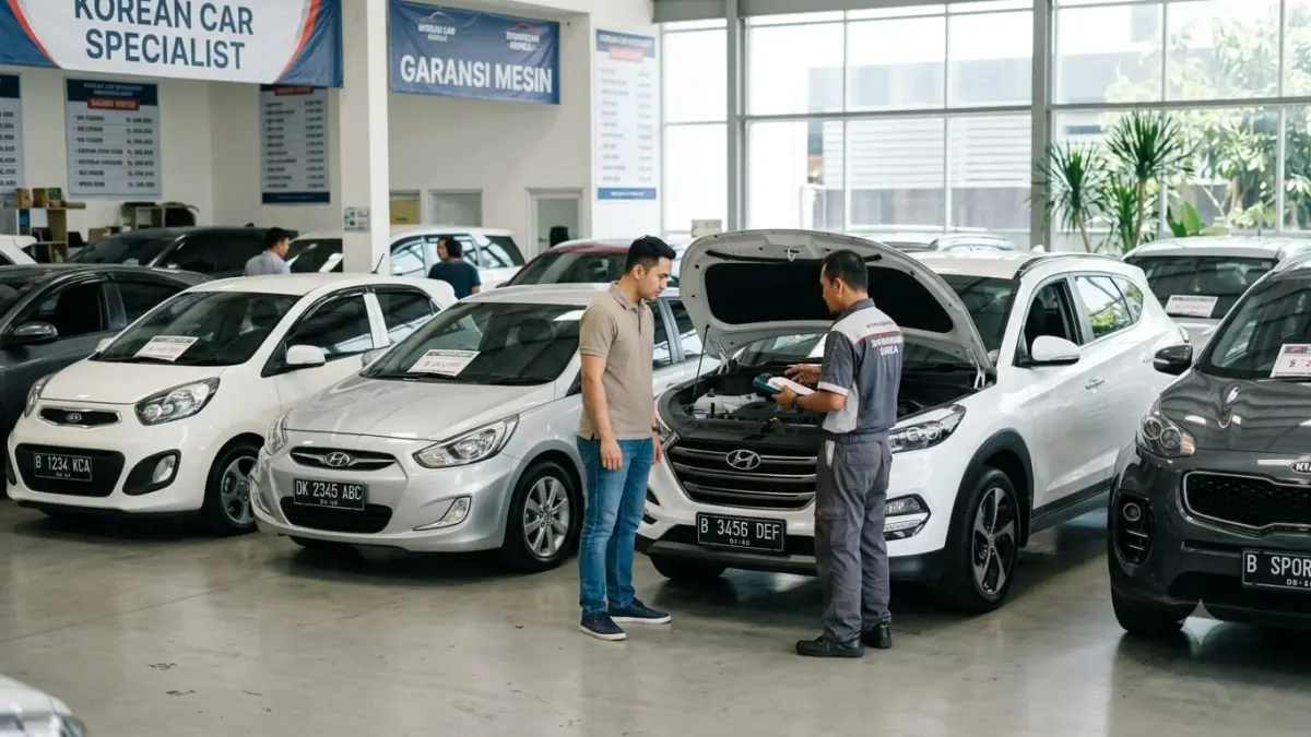 Ilustrasi: Sebelum membeli mobil bekas Korea, lakukan pemeriksaan menyeluruh, cari informasi mengenai ketersediaan suku cadang, serta pastikan ada bengkel yang mampu menangani kendaraan tersebut. (ai/Sulistiono)