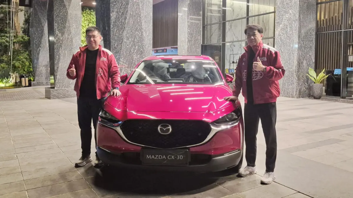 Model terbaru Mazda ditampilkan di BCA Expo Semarang 2026.
