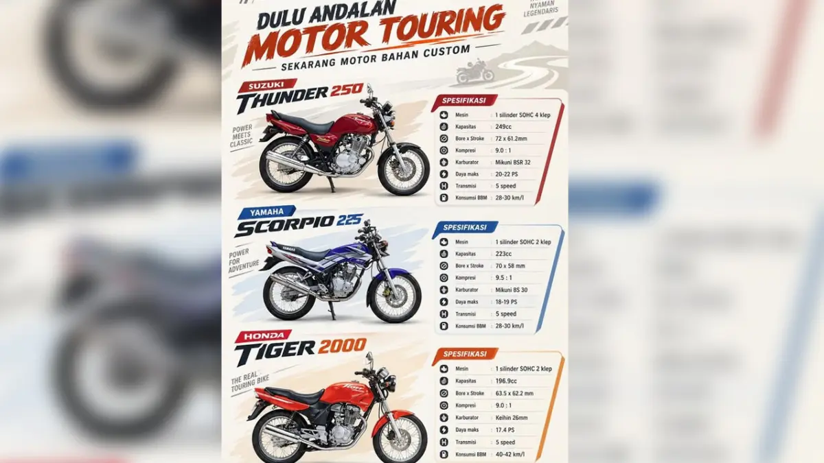 motor klasik untuk touring