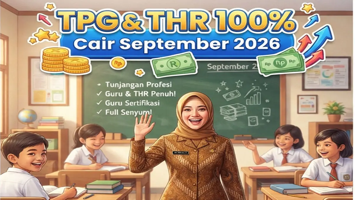 Siap-Siap Rekening Meluber! Guru Sertifikasi Bakal Terima Gabungan TPG dan THR 100% Sekaligus Bulan Ini
